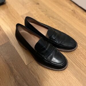 Madewell The Elinor Loafer - black, size 5